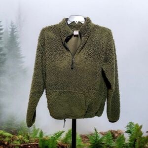 No Boundaries Quarter-Zip Sherpa Pullover